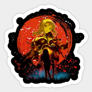 Haru's Last Stand SoulWorkers Gaming Shirt Sticker